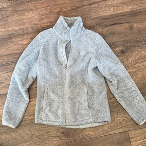 The North Face Light Gray Fleece Jacket